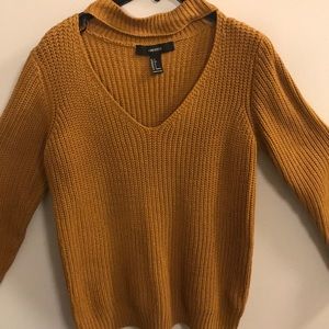 Forever 21 Mustard Sweater size Small